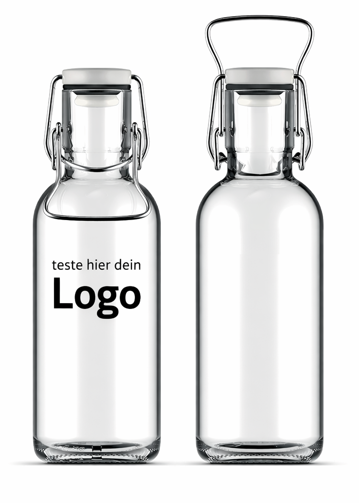 Trinkflasche mit Logo 0.6 Liter