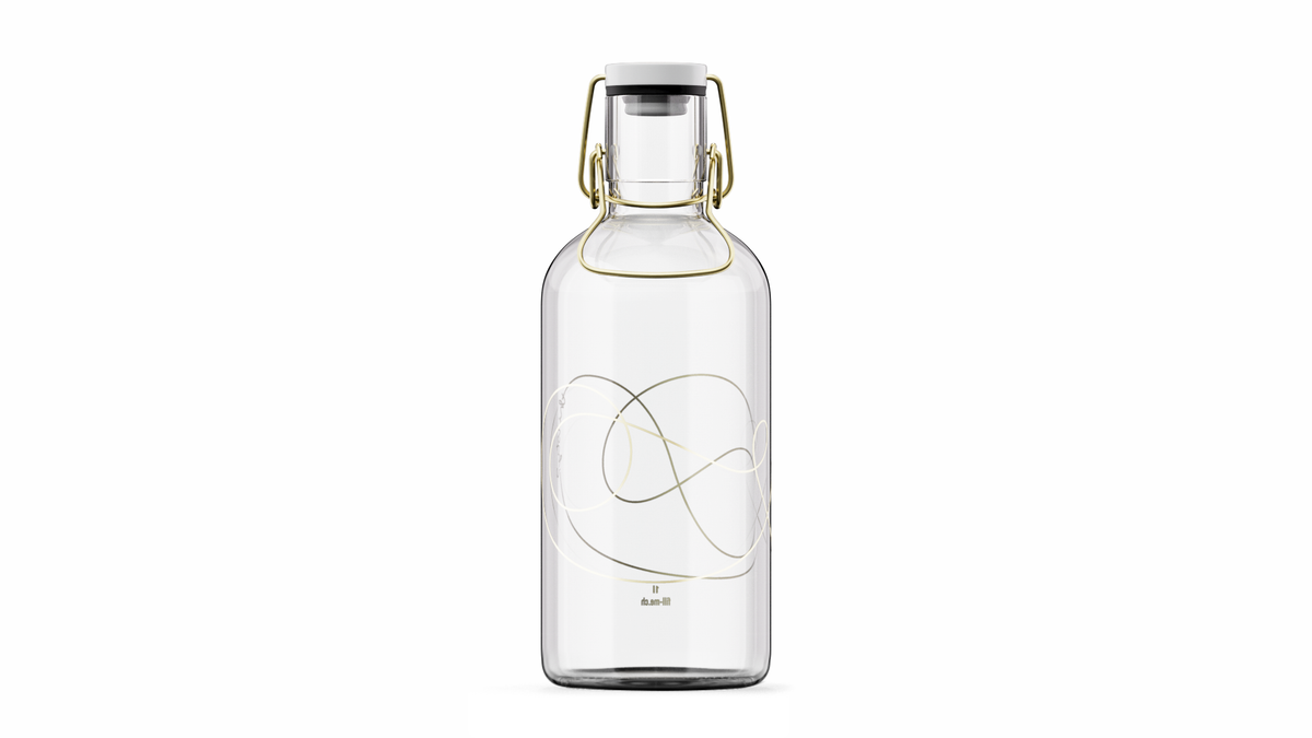 Gourde Thirsty Gold 1 litre