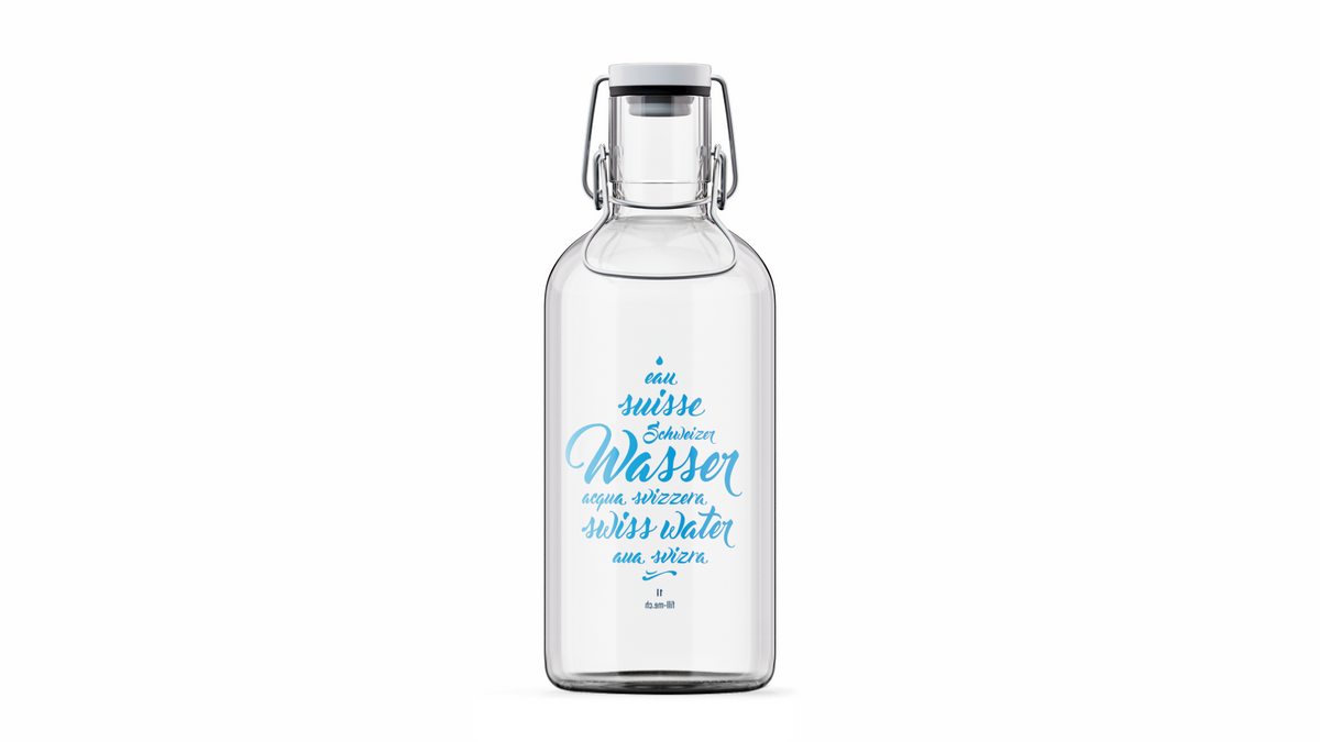 Gourde Eau de Suisse 1 litre
