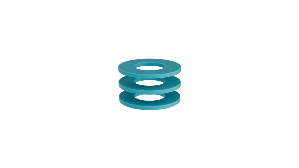 Bague d'étanchéité bleue en pack de 3
