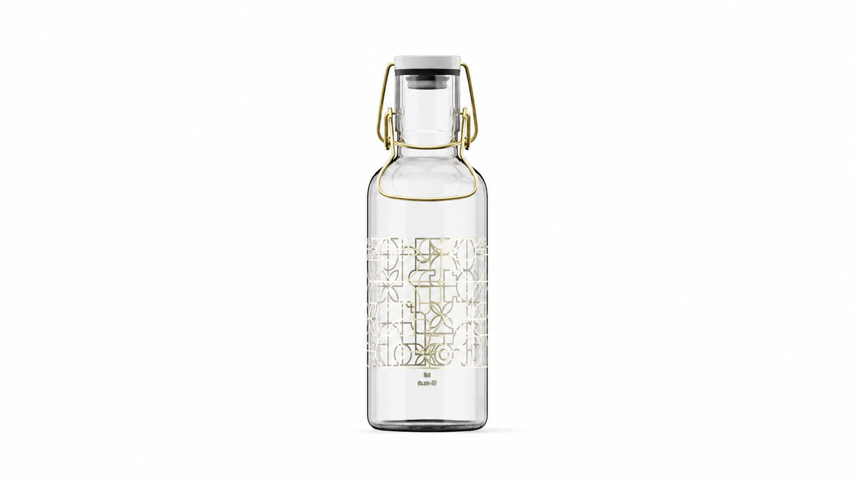 Trinkflasche Art Deco Gold 0.6 Liter
